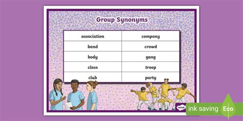 synonym for group|words for groups of people.